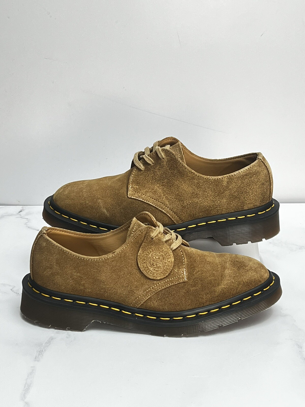 SAOLA Dr Martens Made In England C.F. Oxford Stead pelle marrone 1461 taglia 4 uomo