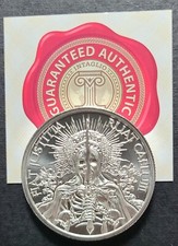 Intaglio 2023 Fiat Justitia Ruat Caelum Let Justice be BU 2 oz Silver Round COA 44.98 per troy oz