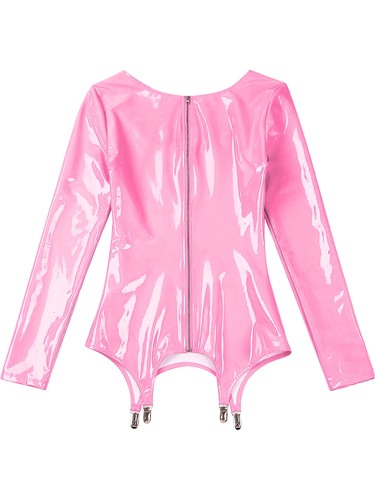 Sexy Mujeres Charol Mini Vestidos Bodycon Sexy Sin Espalda Fiesta Prendas para club nocturno - Imagen 27 de 167