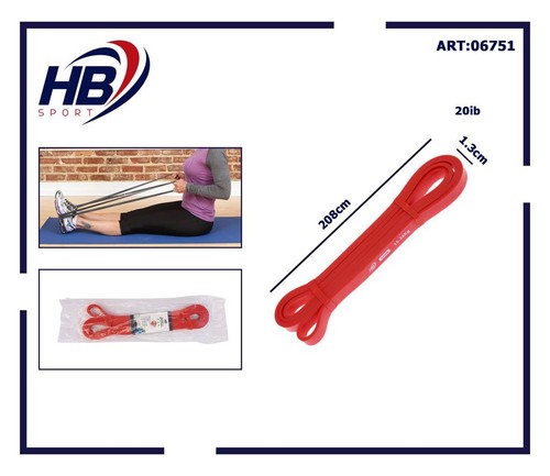 BANDE ELASTICHE FASCE FORZA BANDA ELASTICA RESISTENZA ALLENAMENTO FITNESS E YOGA - Photo 12/20