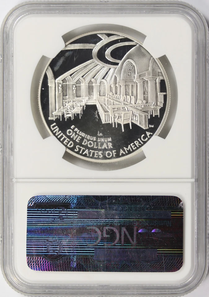 2005-P $1 John Marshall Commemorative Silver Dollar NGC PF69 Ultra Cameo - Image 2 of 2