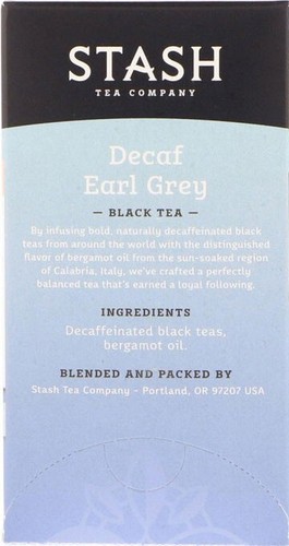Stash Decaf Earl Grey Black Tea - 18 Teebeutel (2er Pack) - Bild 5 von 5