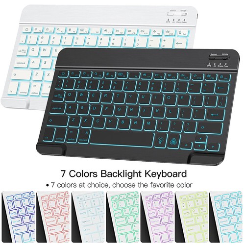 Backlit Keyboard Case Mouse For Samsung Galaxy Tab A9+/A9 Plus 11" 2023 Tablet - Picture 11 of 35