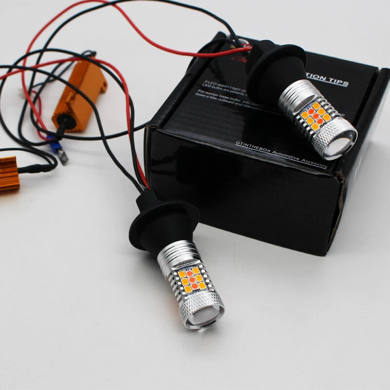 Luces de señal de giro traseras LED Switchback bombillas para Yamaha FJR1300 2007-2015 Foto 3 de 4