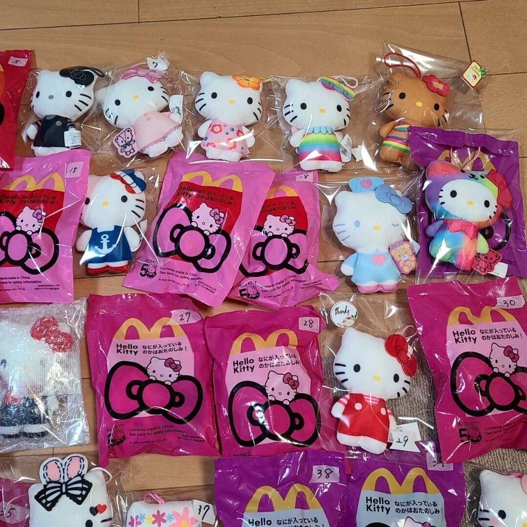 Hello Kitty 50th Anniversary Complete 50 set Plush