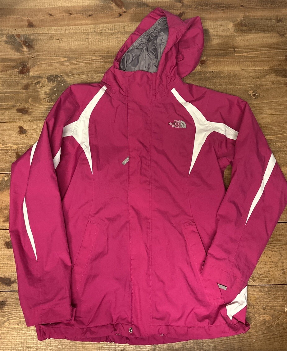 The North Face Girls Windbreak L(14-16) Jacket Fuchsia Hooded Zip