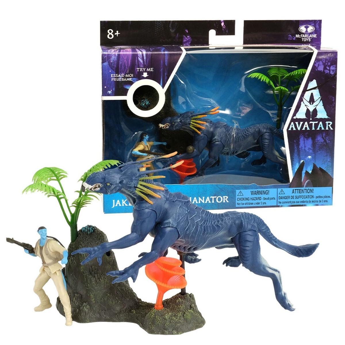 Jake vs Thanator Avatar World of Pandora Action Figures Playset