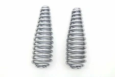 Chrome 6  Seat Spring Set for Harley Davidson by V-Twin