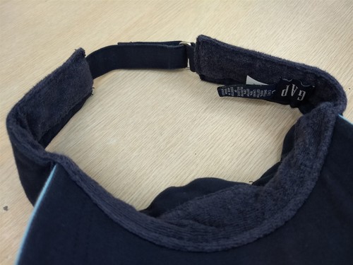 GAP ADJUSTABLE STRAPBACK SUN VISOR/CAP, BLUE, YOUTH SIZE L, OUTDOOR/SPORTS - Picture 11 of 11