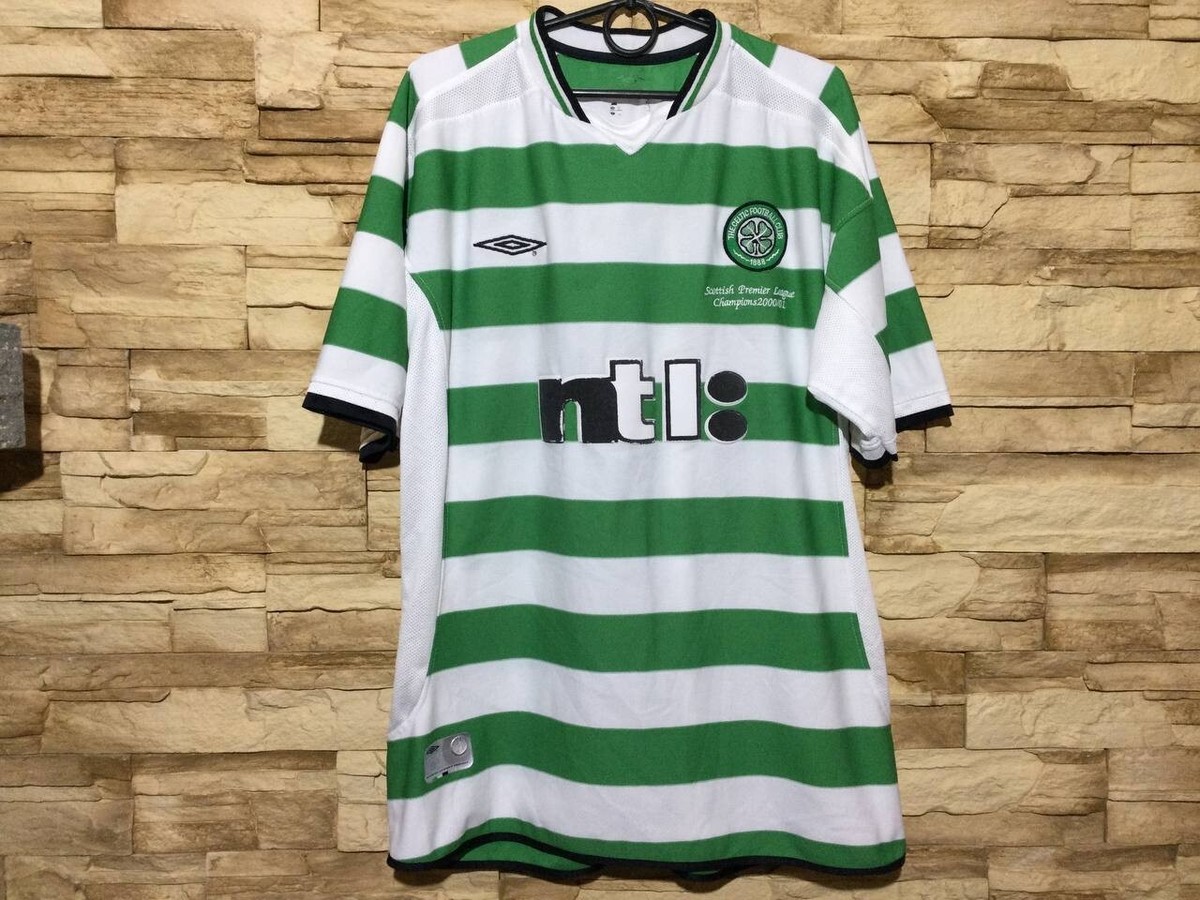 CELTIC 2001 2003 Home Football Shirt Soccer Jersey Umbro Sz CELTIC 2001 2003 Home Football Shirt Soccer Jersey Umbro Sz