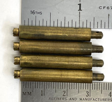 4 - Antique French Clock Movement 1 3/16" Brass Pillar Spreaders