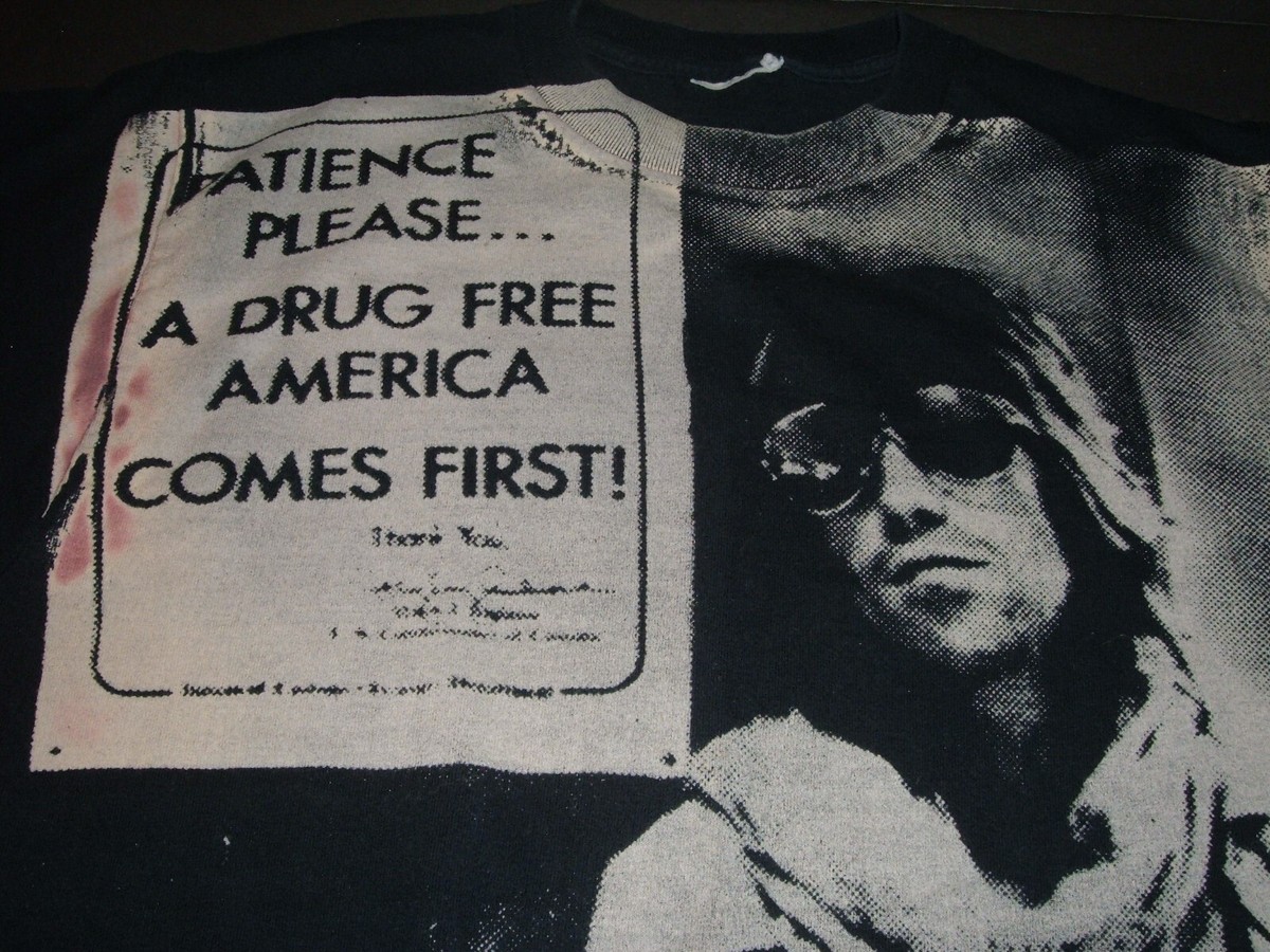 90's Rolling Stones Keith Richards Tシャツ The Rolling Stones - Keith Richards For President - Black T