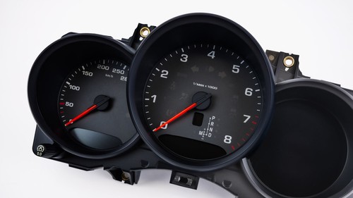 Tachoscheibe Gauge Tachometer für Porsche Macan, Cayman, Boxster MPH to km/h - Afbeelding 10 van 11