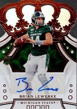 2020 Crown Royale Draft Picks Signatures #90 Brian Lewerke Auto - NM-MT