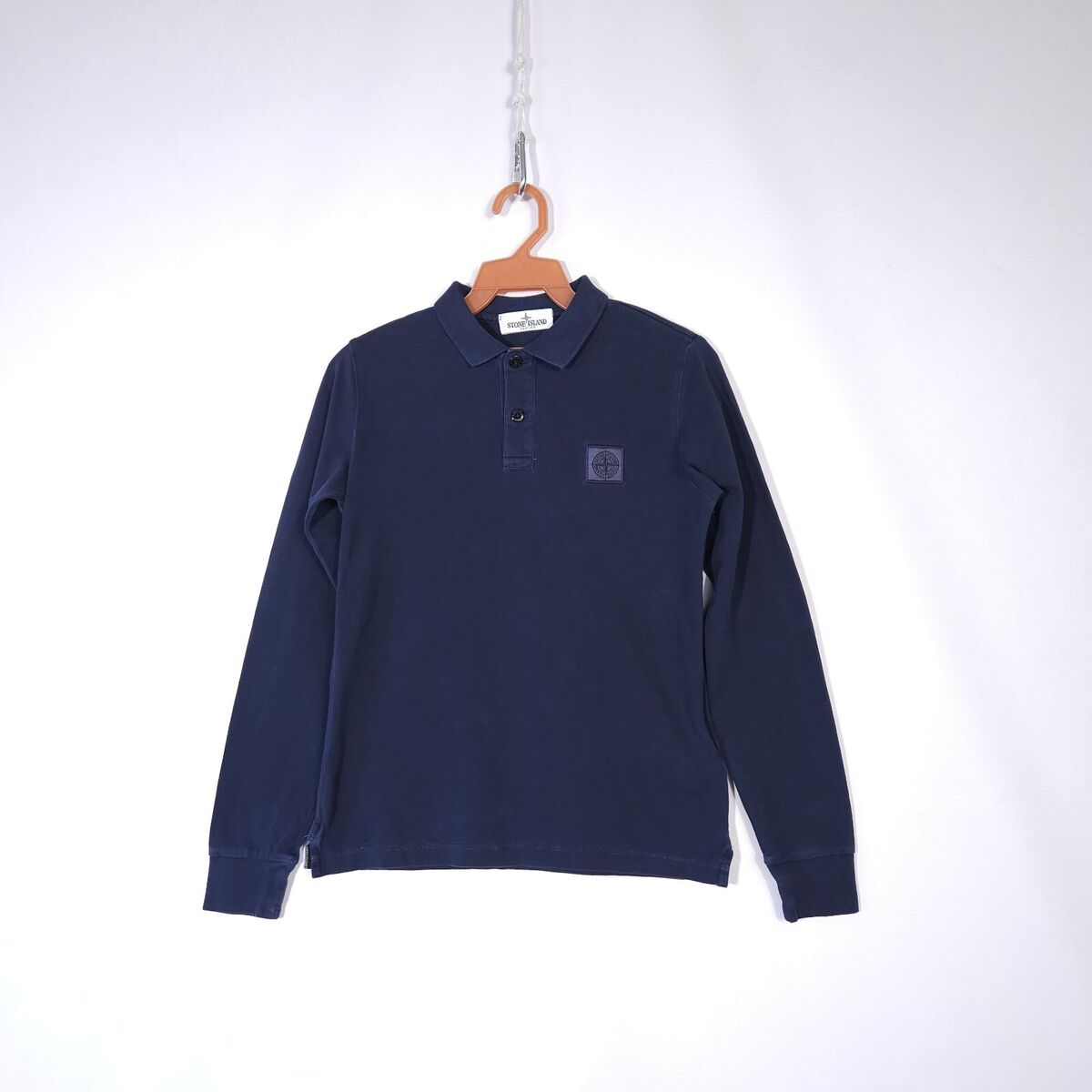 Stone Island Junior Polo Long Sleeve Patch Program 10 yr 142 Stone Island Junior Polo Long Sleeve Patch Program 10 yr 142