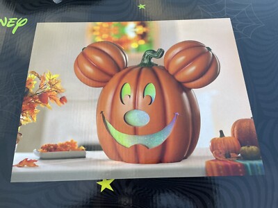 Disney Mickey Pumpkin Light Up 20'' Jack O Lantern Costco 2024 IN HAND Halloween