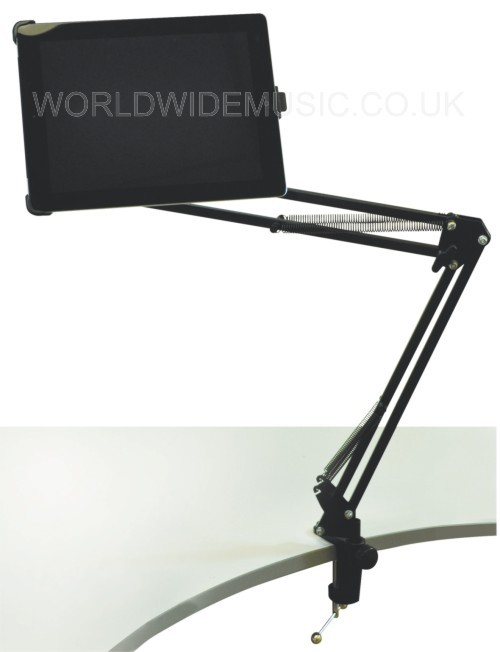 SoundLAB Articulated Table Mounting Clamp / Stand for iPad 1 and iPad 2