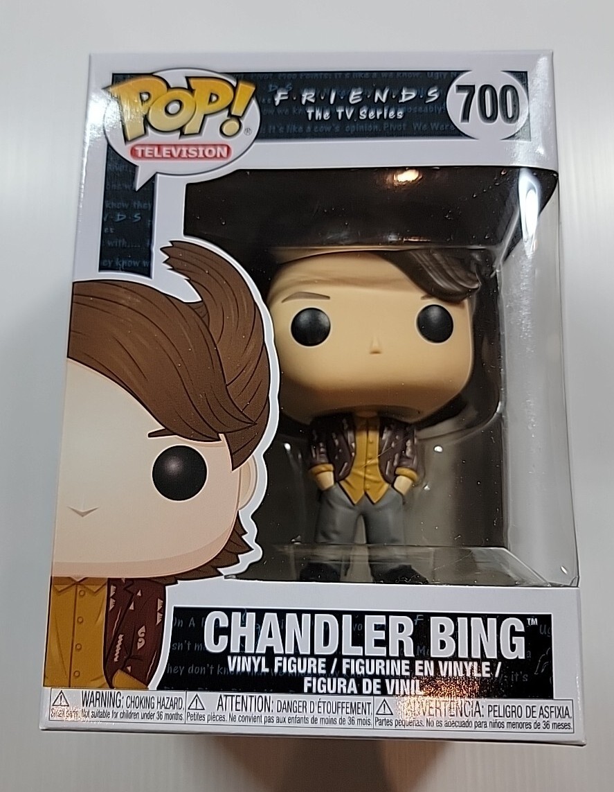 Funko Pop! Television: CHANDLER BING 80's Hair #700