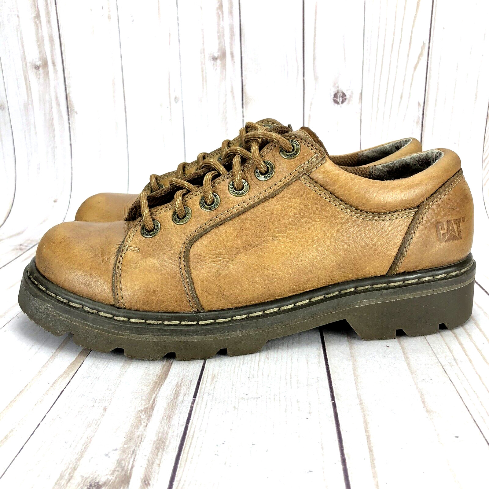 CAT Caterpillar Oxford Work Shoes Engineered Durabili… Gem