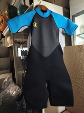 Body Glove Wetsuit Women's Pro 3 Black Blue Size 9/10