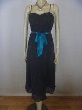 MONSOON UK Evening Occasions Silk Linen Mix Dress Sz 8 10 5 Items = Free Post