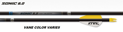 SONIC 6.0 EASTON ARROWS w/ BULLY VANES  1/2 DZ