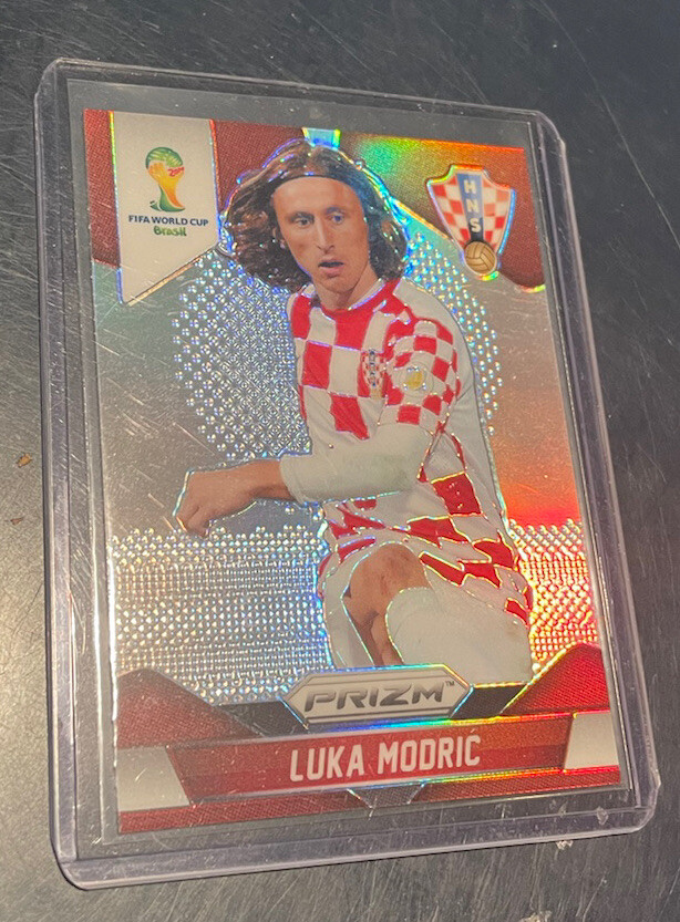 2014 Panini Prizm World Cup Luka Modric Silver Refractor Croatia Real Madrid Qnt
