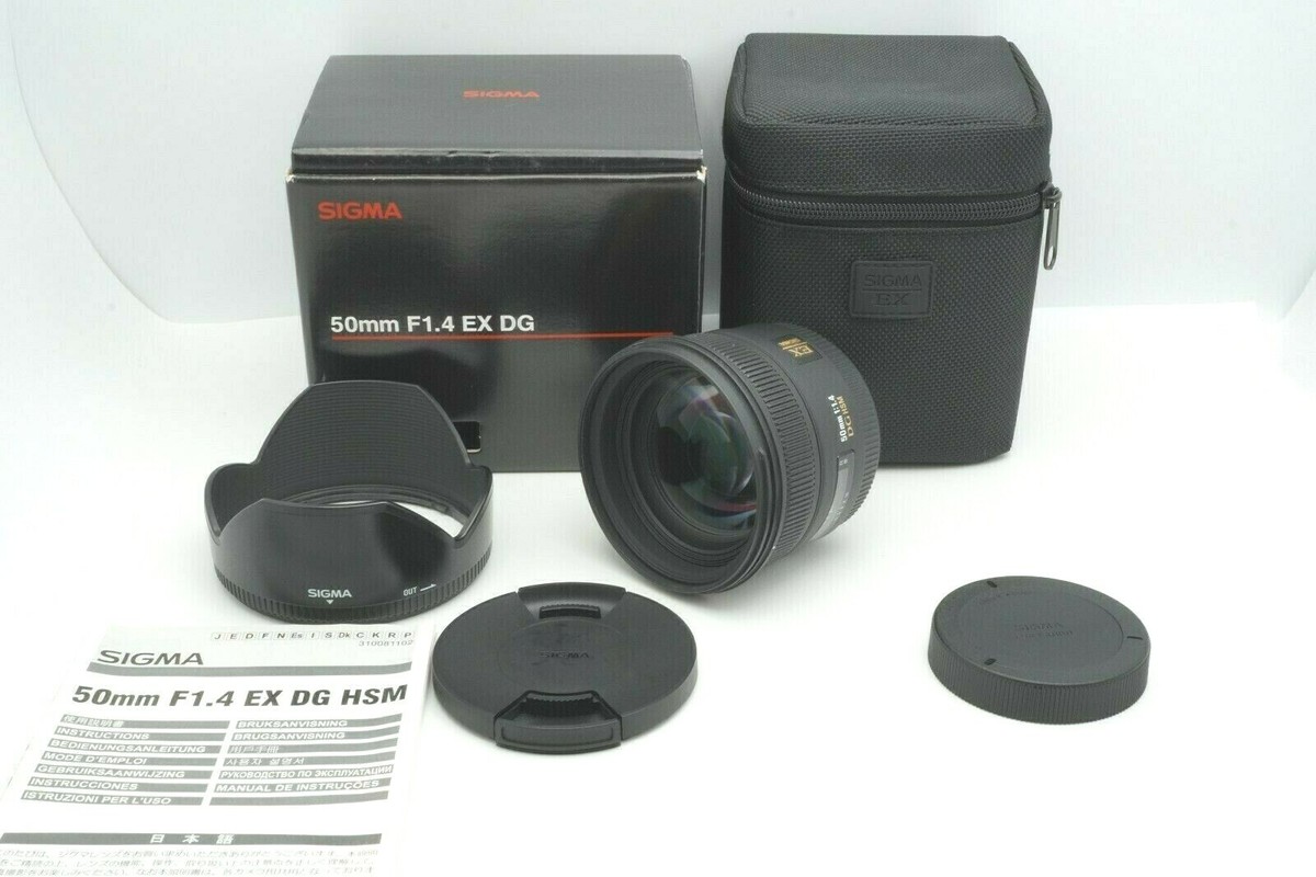 MINT】 Sigma 50mm F1.4 EX DG HSM for Canon from Japan A266 | eBay