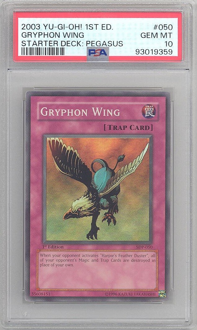 PSA 10 - Yu-Gi-Oh Card - SDP-001 - RELINQUISHED (ultra rare) *1st