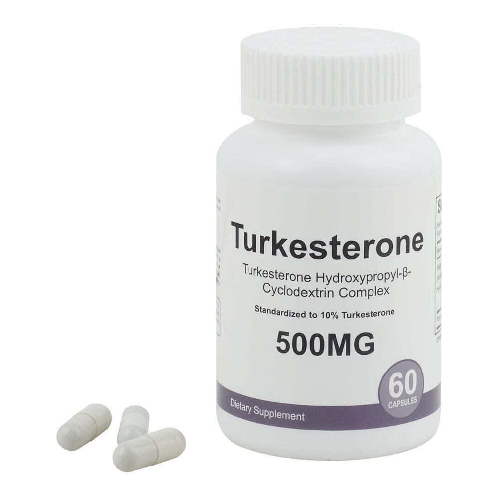 Turkesterone 500mg Muscle Growth Supplement for Strength and Immunity Boost Caps