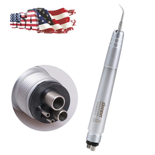 New Dental Ultrasonic Air Perio Scaler Handpiece Hygienist 2 & 4-Holes 3 Tips CE - Picture 22 of 40