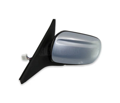 Mazda 626 MK5 (1997-2002) Left Side Electric Heated Door Mirror Met Silver-Blue