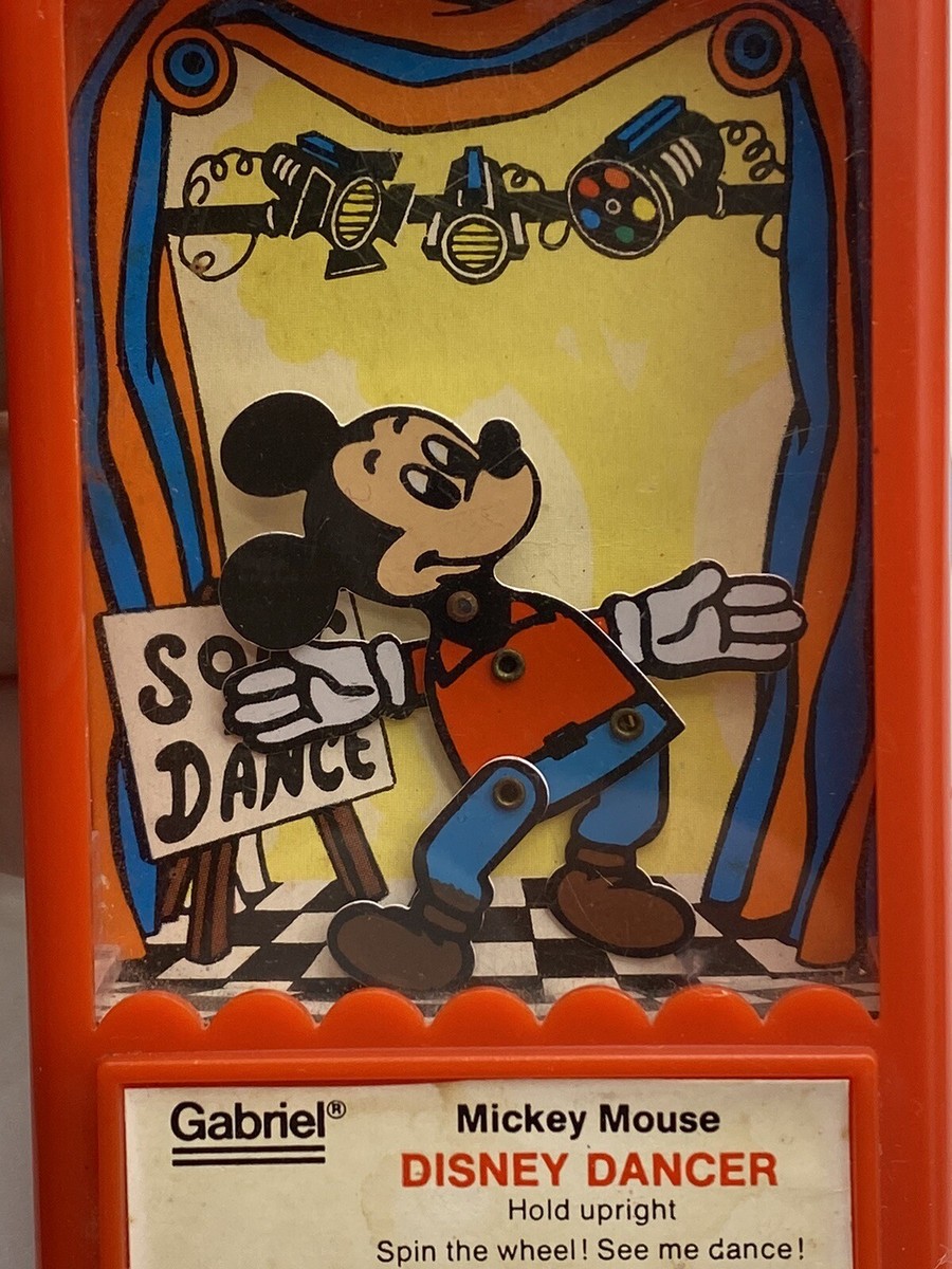 1975 Mickey Mouse Disney Dancer Toy Walt Disney By Gabriel