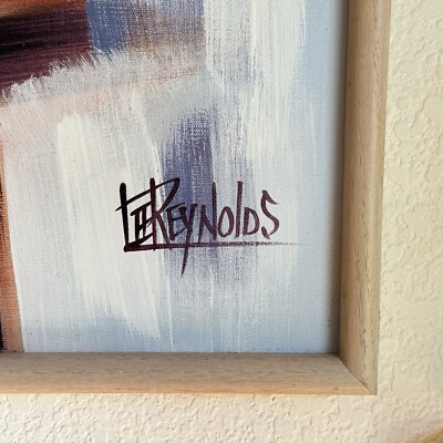Lee Reynolds Oil Painting on Canvas Southwestern Pueblo 60