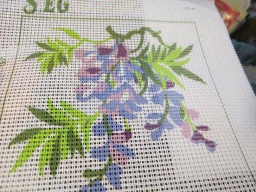 SEG Flowers Needlepoint Canvas- 5.5x5.5 Inches/14x14cm- Your Choice - Bild 2 von 4