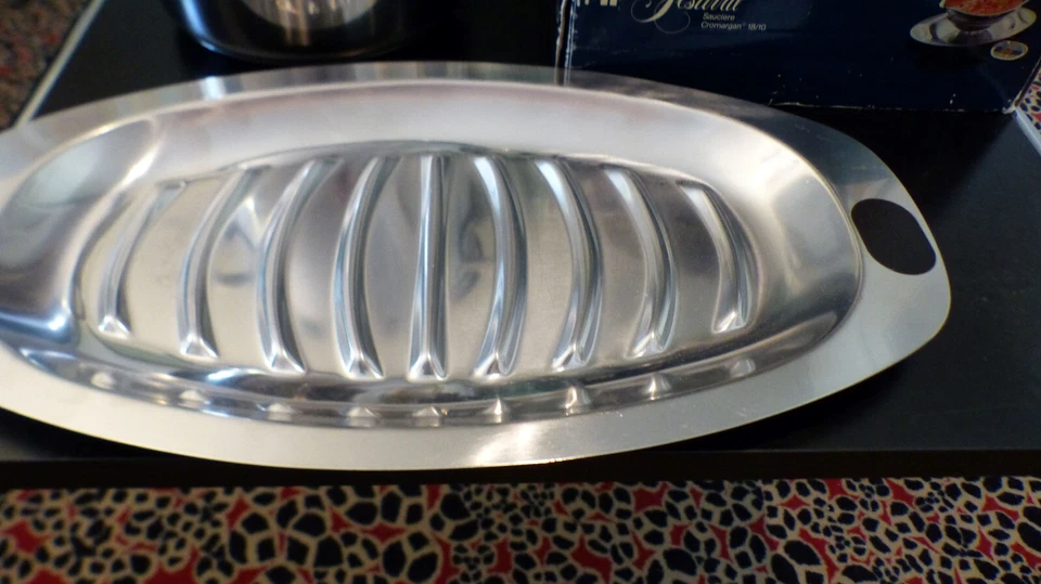 Spargel/Pasta - Topf, Edelstahl 4 Liter, plus Sauciere (WMF) plus Tablett /WMF), - Bild 4 von 4