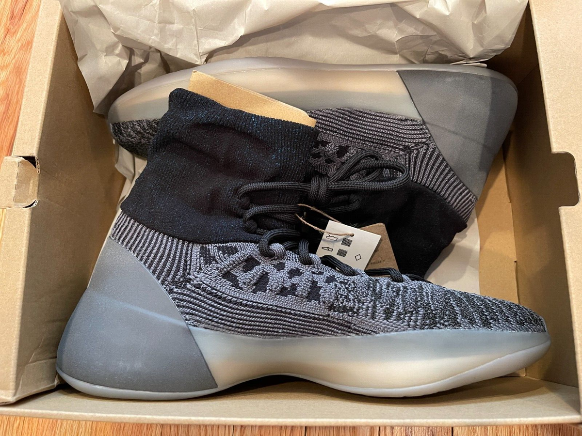 adidas Yeezy BSKTBL Knit Grey Black Basketball Shoes GV8294 Mens Sz 6 Womens 7.5 Adidas Yeezy Basketball Knit  main image 3