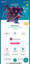      Pokemon Go      9 Blastoise GIGANTAMAX Ultra Rare 