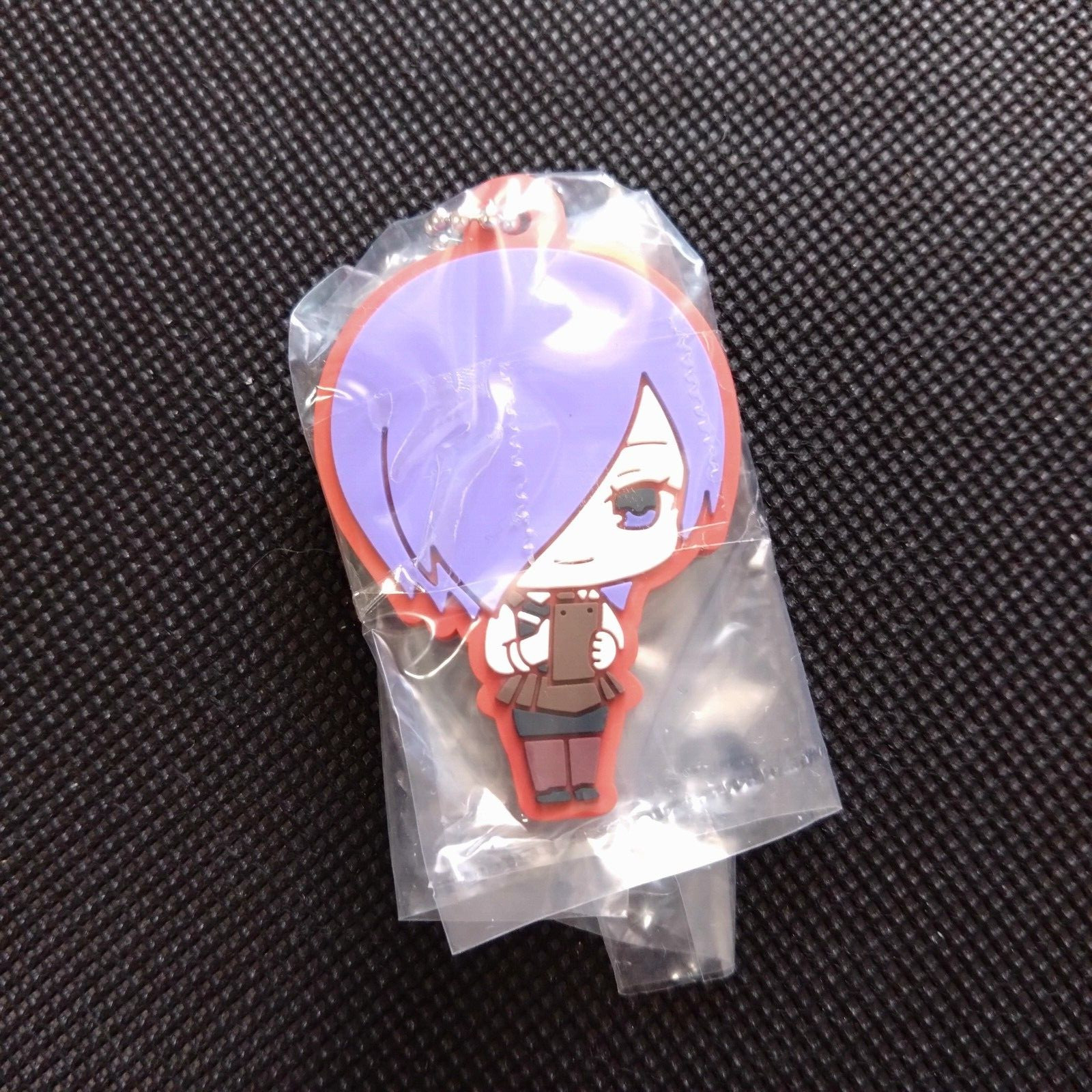 Toka Kirishima Tokyo Ghoul RUBBER KEYCHAIN Mascot Strap Japan Anime bandai