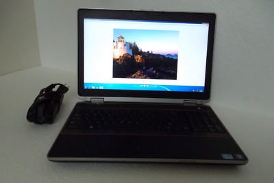 Dell E6520 Latitude 15.6'' Intel Core i7 2.80GHz 4GB DVDROM Wi-Fi 120GB BT WebCAM