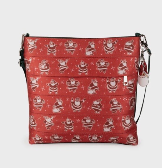 Harvey's Christmas Holly Jolly Santa Claus Streamline Crossbody W