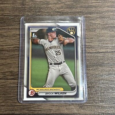 2024 Bowman Baseball BROCK WILKEN 1ST BOWMAN! #BP-86 Brewers