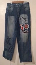 Focus 2000 s Mens Size 34×32 Baggy Grunge Y2...