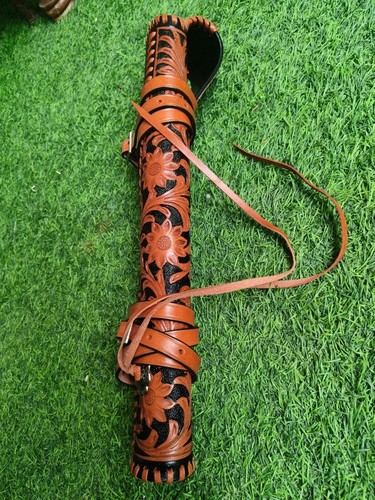 Handmade Leather Rossi Ranch Scabbard Holster Mares Leg Christmas Gift for Him. - Picture 5 of 6