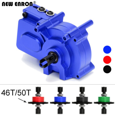 CNC Center Transmission & 46T/50T Steel Gear For RC 1/7 1/8 ARRMA 6S KRATON 