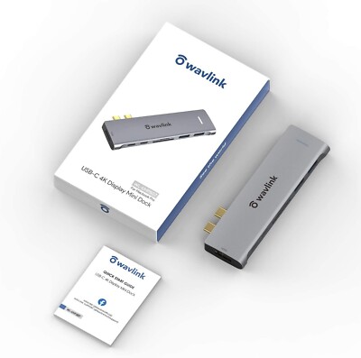 WAVLINK USB-C 4K Display Mini Dock (WL-UHP507) For MacBook Pro