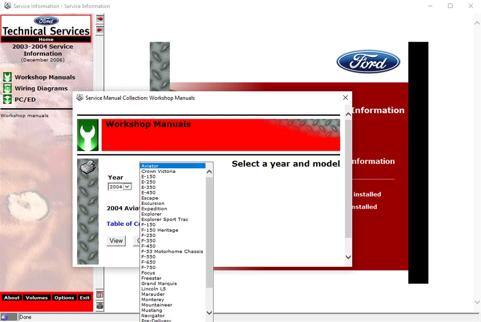 CD manual de reparación Mercury Marauder 2003 2004 Foto 2 de 4