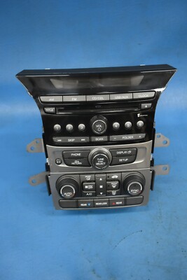 2013-2015 HONDA PILOT RADIO & CLIMATE CONTROL PANEL RDO OEM 39100-SZA-C220-M1