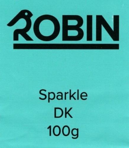 Robin Sparkle DK 100g - Strickwolle Häkeln Handarbeit Basteln Weihnachten Glitzer DK - Bild 2 von 9