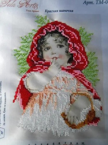 Bead Embroidery Scheme on Canvas DIY Printed Pattern For Embroidery Girls - Picture 34 of 48